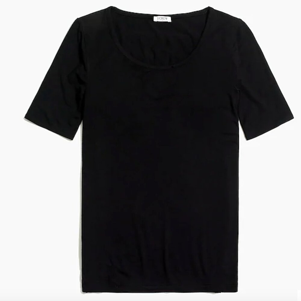 NEW NWT J. Crew Factory Wear-to-work T-shirt Color: Black